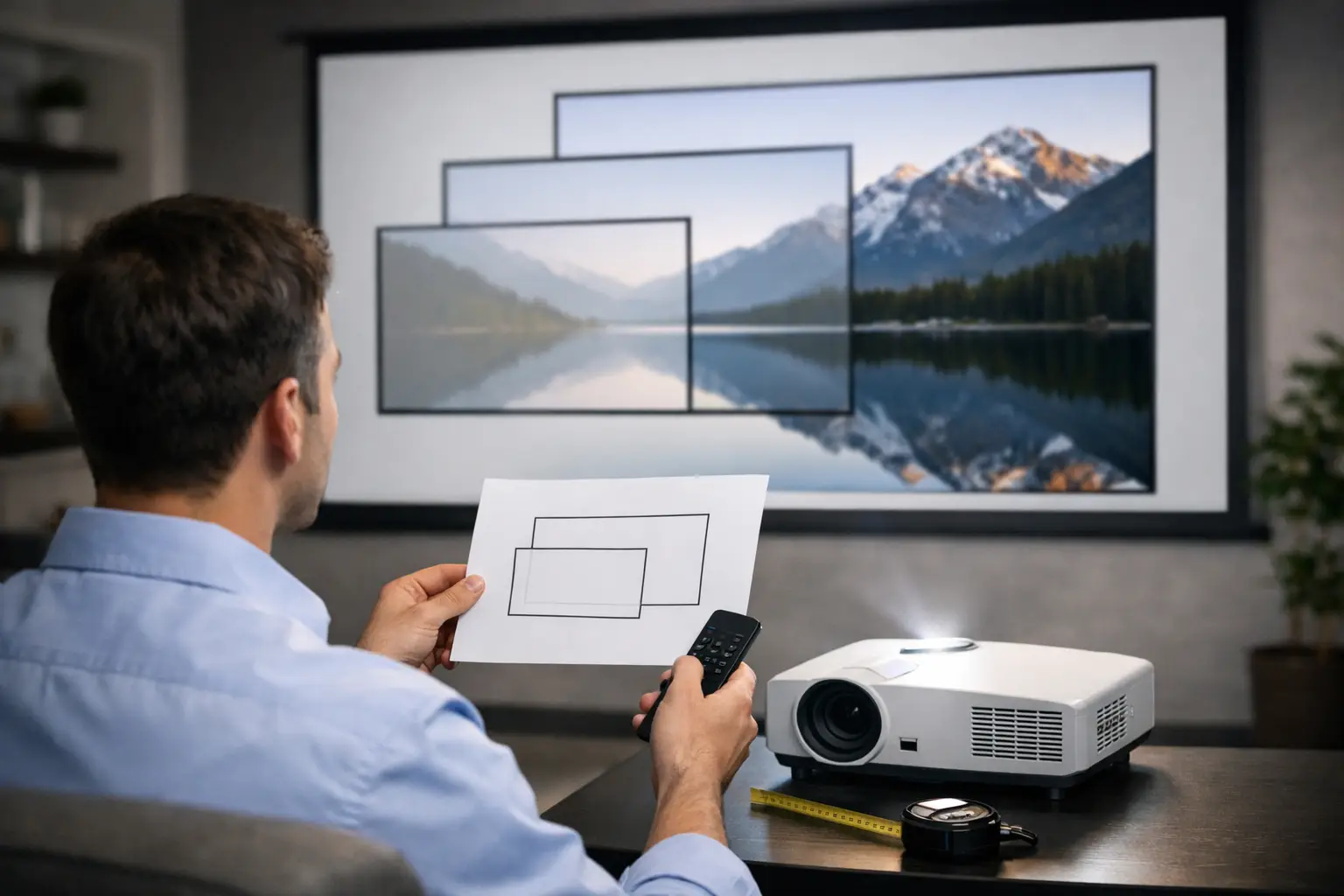 How to Choose Projector Screen Size