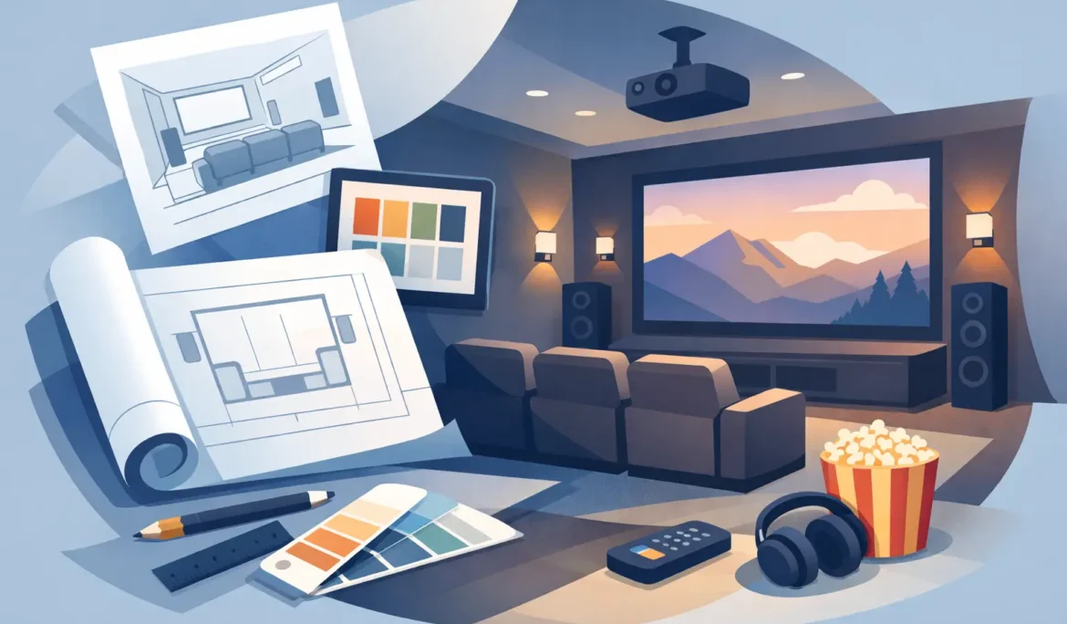 How to Design a Home Theater Room Right