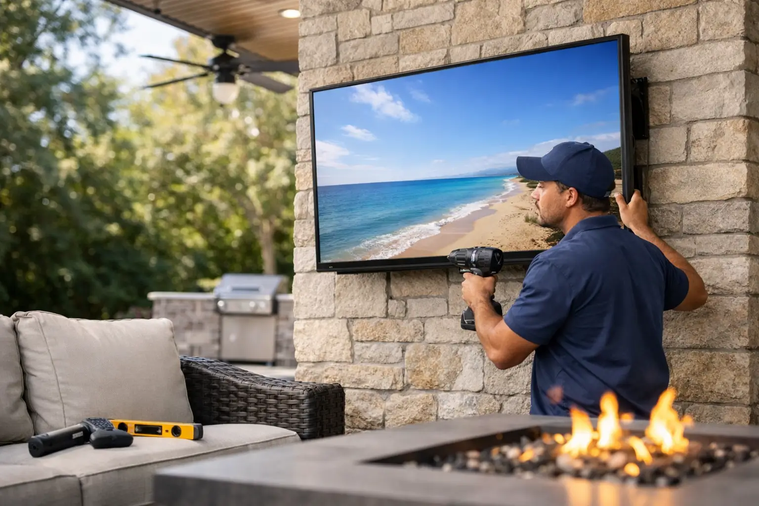 Outdoor TV Installation Tips for Lasting Performance