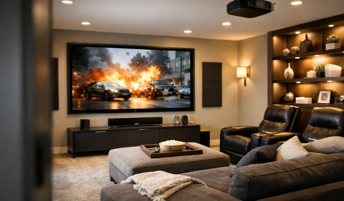 A Media Room Renovation Success Story That Works - Cine Acoustic A Media Room Renovation Success Story That Works