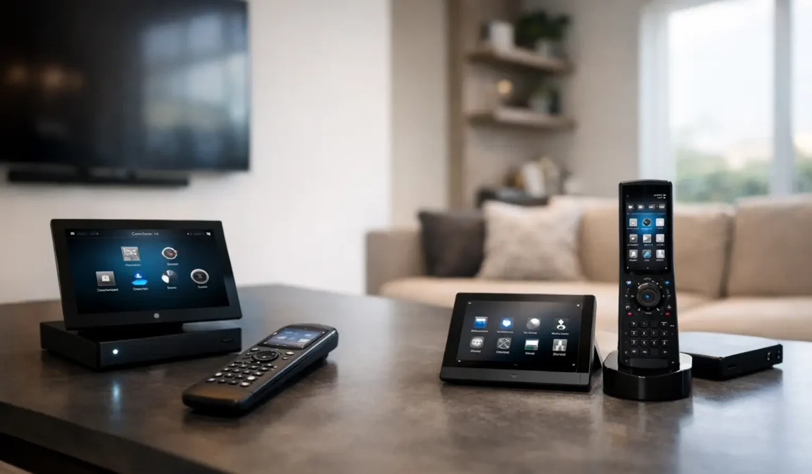 Control4 vs URC Systems Which Fits Your Home - Cine Acoustic Control4 vs URC Systems: Which Fits Your Home?