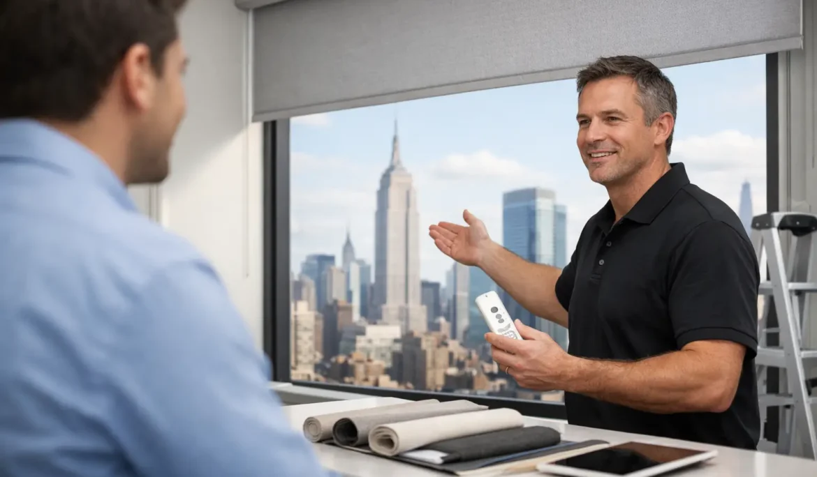How to Choose a Motorized Shade Installer in New York - Cine Acoustic How to Choose a Motorized Shade Installer in New York