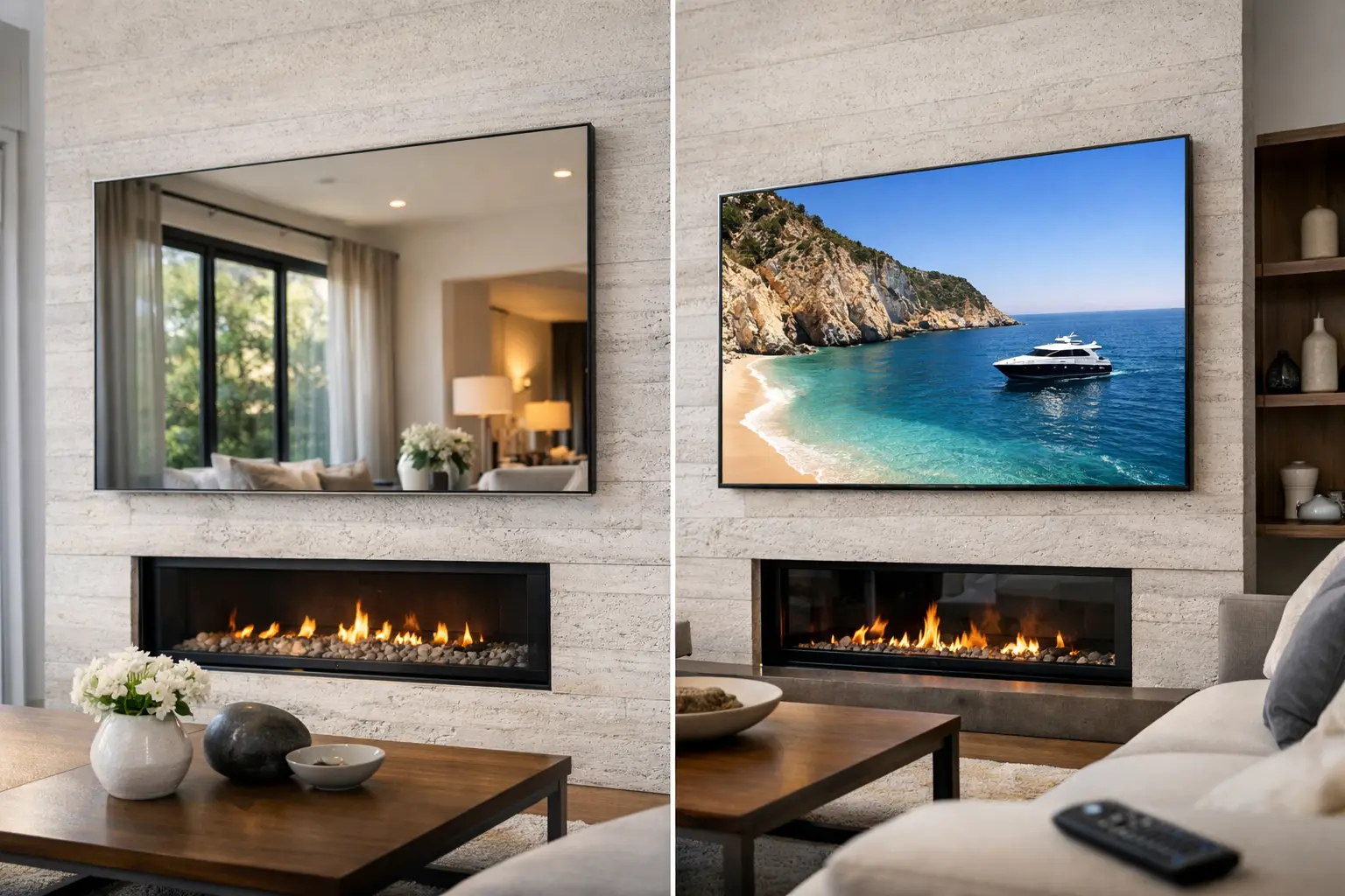 Mirror TV Pros and Cons for a Custom Home