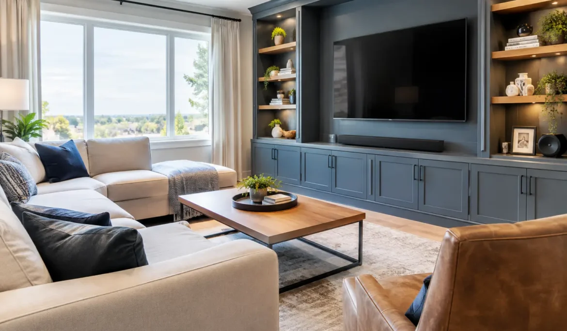 A New Jersey Media Room Makeover That Works